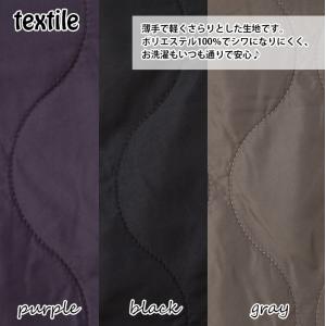中綿ベスト エプロン チュニック 冬用 暖かい...の詳細画像2