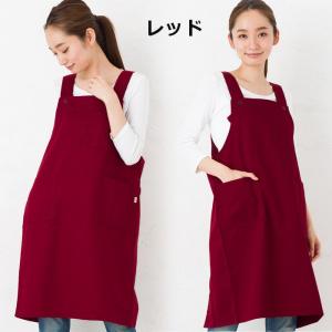 エプロン 撥水 加工 シンプル ワーク エプロ...の詳細画像2