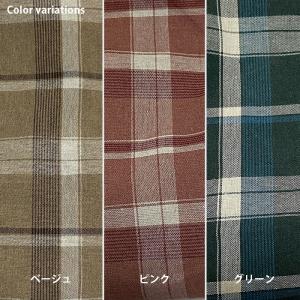 刺繍入り チェック ランチキャップ 男女兼用 ...の詳細画像2