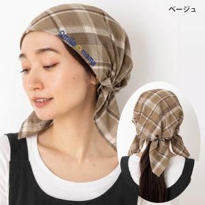 刺繍入り チェック ランチキャップ 男女兼用 ...の詳細画像4