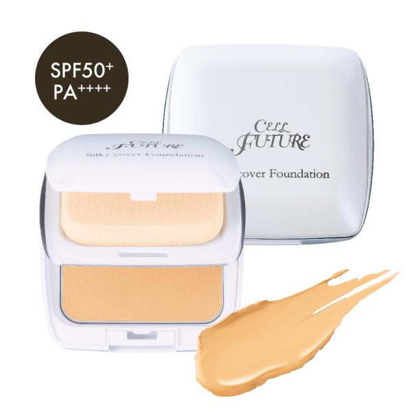 公式 シルキーカバー ファンデーション 10g ナチュラルオークル [レフィルあり カバー力 崩れな...