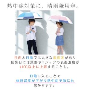 完全遮光100% 透明マド付き 子供 晴雨兼用...の詳細画像1