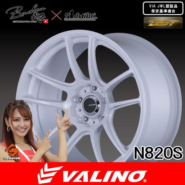 VALINO ヴァリノ Bushou[武将]×Advanti N820S 18×9.5J 5H 10...