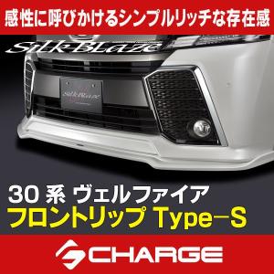 30系ヴェルファイアZA/Z/ハイブリッドZR 前期 シルクブレイズ フロントリップ Type-S 塗装済/単色塗装(2種類) 代引不可..｜aps-charge2015