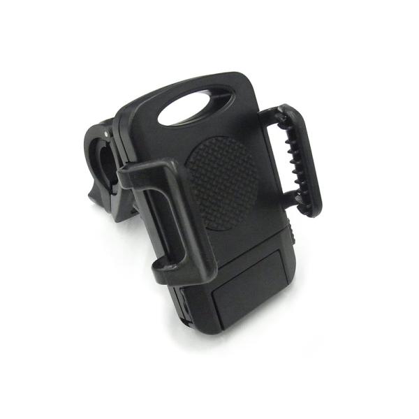 自転車ホルダー ギア式強力固定スタンド GPSナビ・スマホ・iPhone固定用 360度回転 ステン...