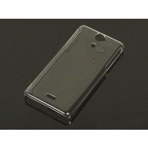 docomo Xperia AX SO-01E 用ハードケース クリア 透明 無地 シンプル デコ カバー