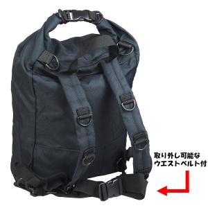 AG防水リュックサック 大容量 20L 前側に...の詳細画像4