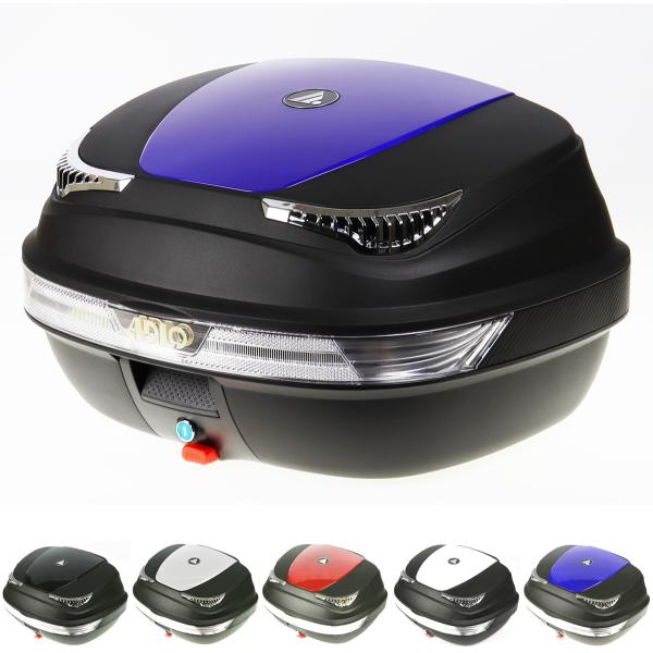 AG-88 容量51L トップケース [ハイグレードタイプ] バイク リアボックス 大容量 背もたれ...