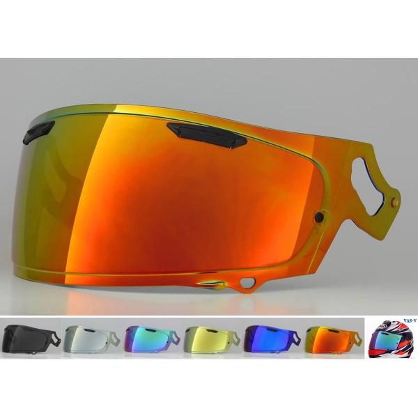 VAS-V MV ミラーシールド ピュアオレンジ RXP 社外品 (アライ ヘルメット Arai R...