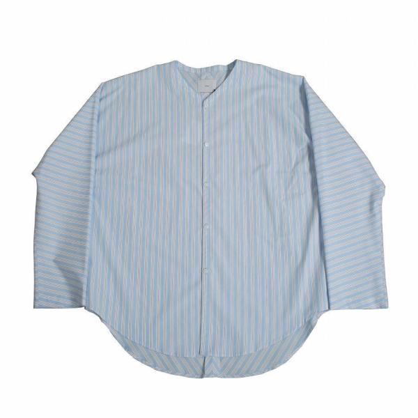 ATHA アタ ダボシャツ ブルーストライプ ユニセックス SUPERIOR PIMA STRIPE...