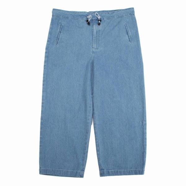 ATHA アタ ワイドイージーパンツ FADE DENIM GATHER WIDE EASY TRO...