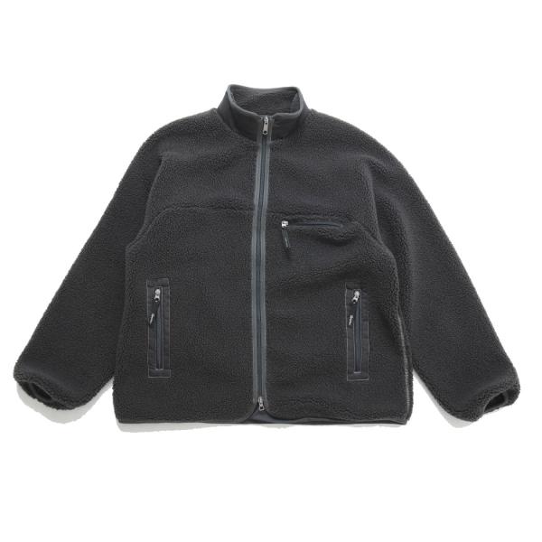 GYMPHLEX ジムフレックス ライトボアブルゾン グレー GY-A0250 BOL_COZY L...