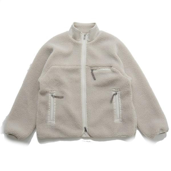 GYMPHLEX ジムフレックス ライトボアブルゾン オイスターホワイト GY-A0250 BOL_...