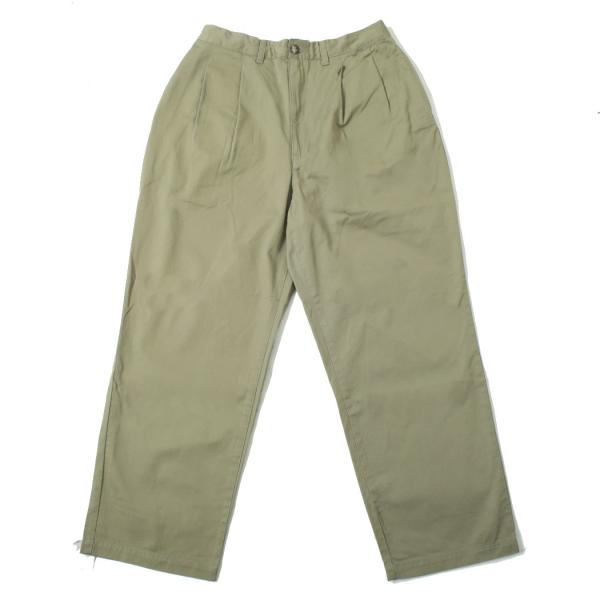 Gymphlex ジムフレックス 2タック イージーパンツ 高密度コットンチノオリーブグリーン