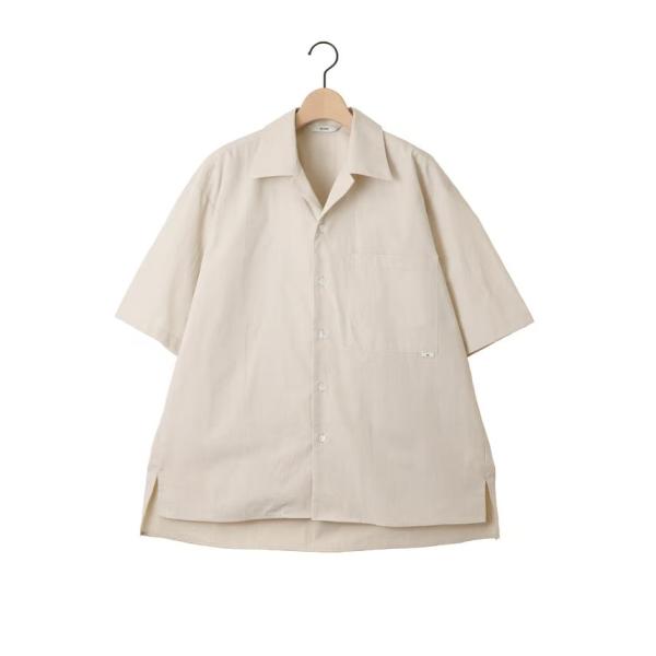 amne アンヌ オープンカラーシャツ シャンブレー 半袖 CHAMBRAY japon shirt...