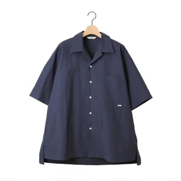 amne アンヌ オープンカラーシャツ シャンブレー 半袖 CHAMBRAY japon shirt...