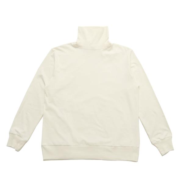 amne アンヌ ジャージ タートルネック ロンT JERSEY turtle tee IVORY
