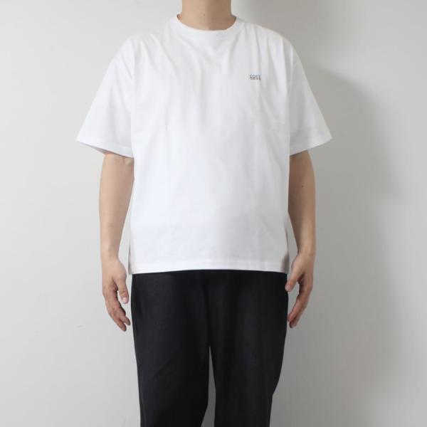 amne アンヌ Tシャツ COPY BAND Tee ホワイト