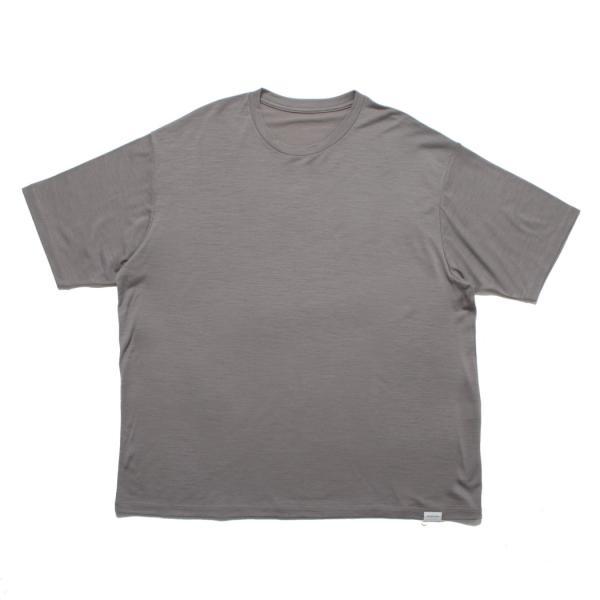 CAPERTICA カペルチカ ウールTシャツ Super120s ウオッシャブルウール グレー G...