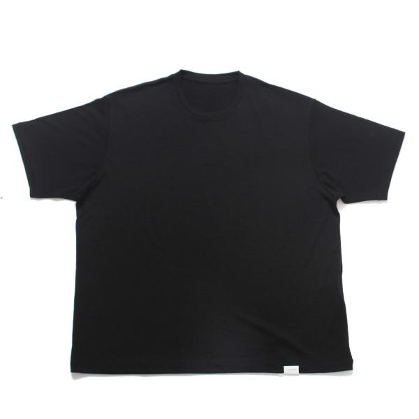 CAPERTICA カペルチカ ウールTシャツ Super120s ウオッシャブルウール ブラック