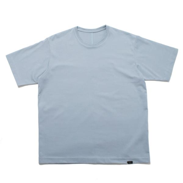 CAPERTICA カペルチカ Tシャツ ソフトツイスト スビンコットン サックス