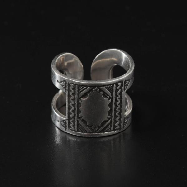 TOUAREG SILVER JEWELRY トゥアレグ シルバー ジュエリー シルバーリング 2段...