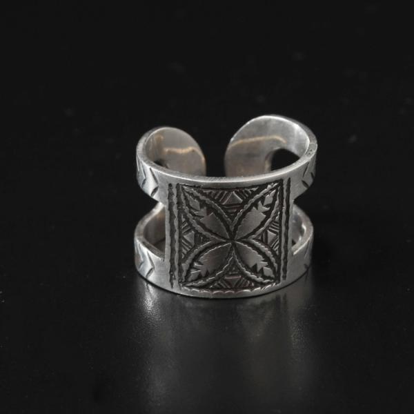 TOUAREG SILVER JEWELRY トゥアレグ シルバー ジュエリー シルバーリング 2段...