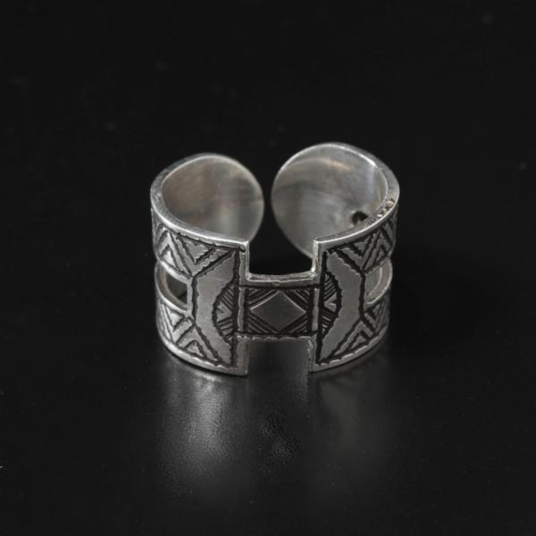 TOUAREG SILVER JEWELRY トゥアレグ シルバー ジュエリー シルバーリング H型...
