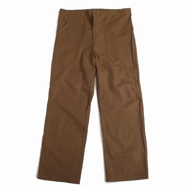 デッドストック チェコ軍 イージーワークパンツ ブラウン