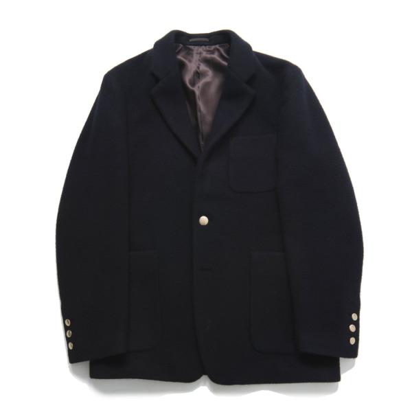 marka マーカ スーパー130's ウールナッピング 2Bブレザー ダークネイビー M24C14...