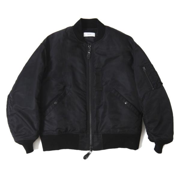marka マーカ MA-1 ナイロンツイル フライトジャケット ブラック BLACK