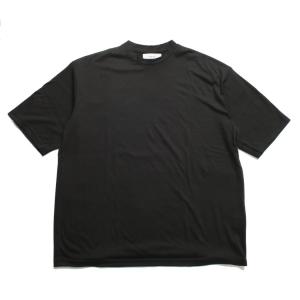 marka マーカ CREW NECK TEE CHACOAL S120’s ウォッシャブルウール 天竺 クルーネック Tシャツ チャコール｜aptc