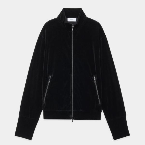 marka マーカ オーガニッコットンベロア フルジップトラックジャケット ダークネイビー