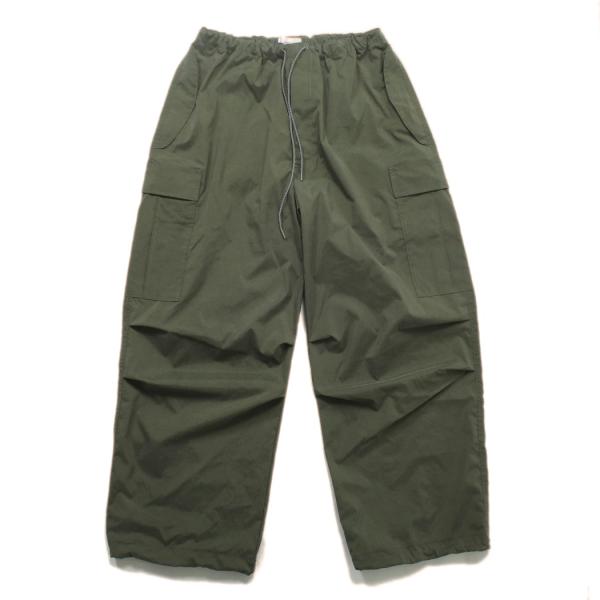 marka マーカ リサイクルナイロン リップストップ オーバーパンツ オリーブ OVER PANT...