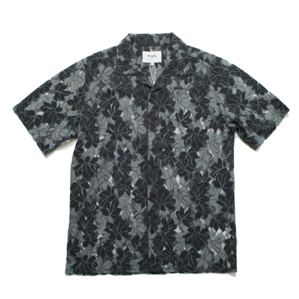 WAXLONDON ワックスロンドン ディドコットシャツ フローラル レース ブルー DIDCOT ...