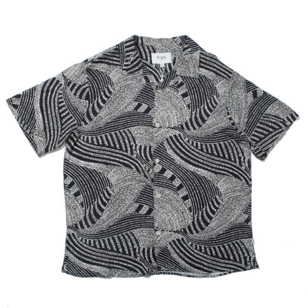 WAXLONDON ワックスロンドン ディドコット レーヨン シャツ BPP-NVE_DIDCOT ...