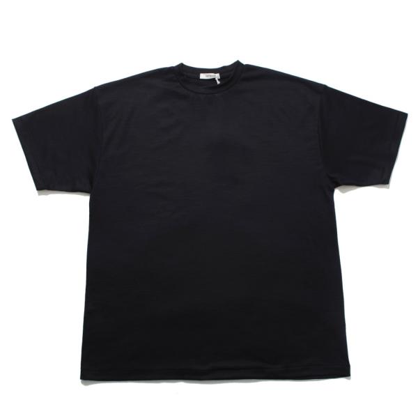 INTERIM インテリム エクストラ ファイン メリノ ウール ジャージー Tシャツ EXTRA ...