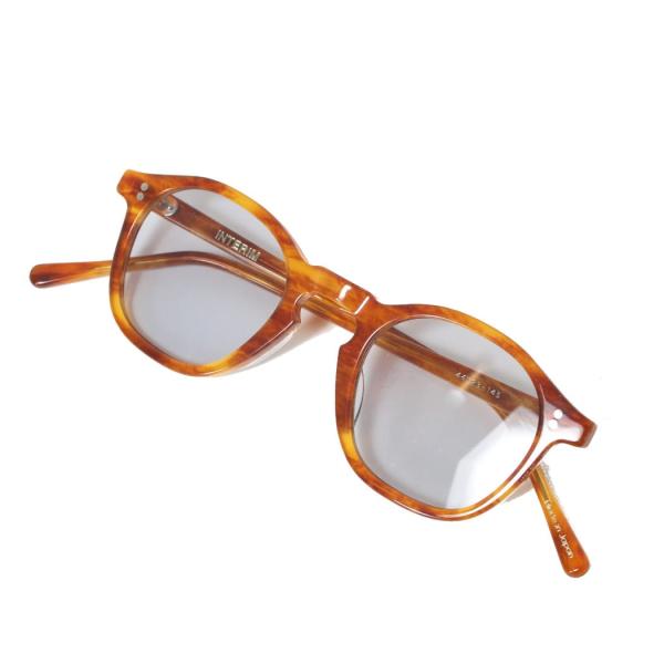 INTERIM インテリム フレーム フランス パリジャン スモーク グラス 眼鏡 ブラウン PAR...