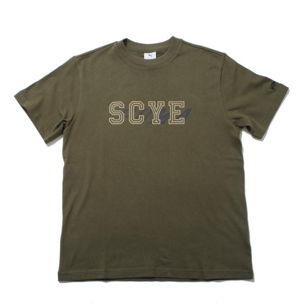 PUMA X SCYE プーマ × サイ コラボ 天竺 Tシャツ ユニセックス オリーブ PUMA ...