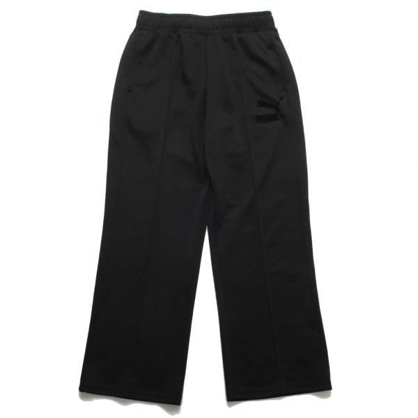 PUMA プーマ t7 ワイド トラックパンツ ジェンダーレス ブラック