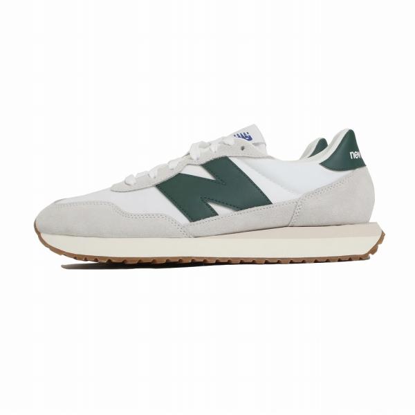 ニューバランス New Balance MS237RF スニーカー ホワイト×グリーン 公式 国内正...