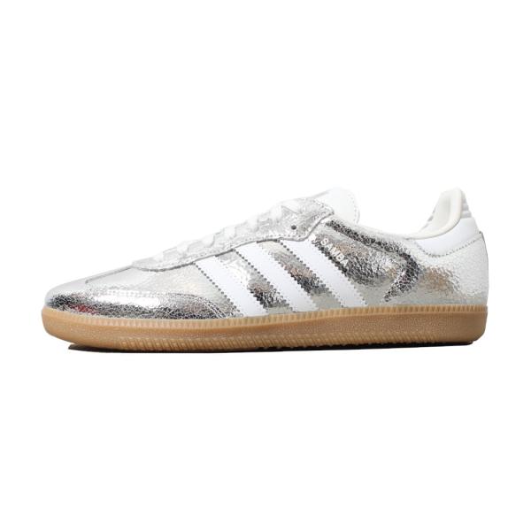adidas SAMBA OG W アディダス サンバ スニーカー JR0035 シルバーメタリック...
