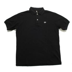 SCYE BASICS サイベーシックス 鹿の子 ポロシャツ ウオッシュド Cotton Pique Polo Shirt  ブラック｜aptc