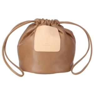 SCYE サイ ソフトレザードローストリングバッグ Leather Drawstring Bag ブ...