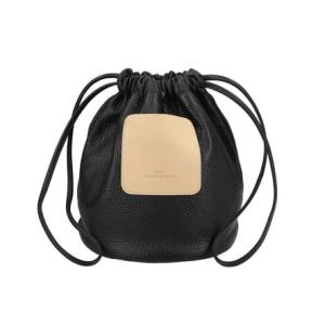 SCYE サイ シュリンクレザードローストリングバッグ ブラック Leather Drawstrin...