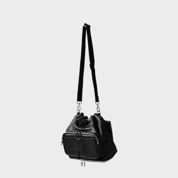 FADEN ファーデン Leather High Spec Kinchaku Bag「008_Lou...