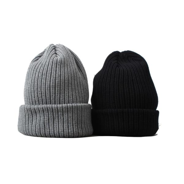 a people to collect コットン リブ ニット帽 ニットキャップ 高さ23ｃｍ