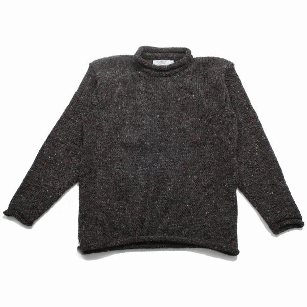 Rathlin Knitwear ラスリンニットウェア ロールネック ドネガルニット プルオーバー ...