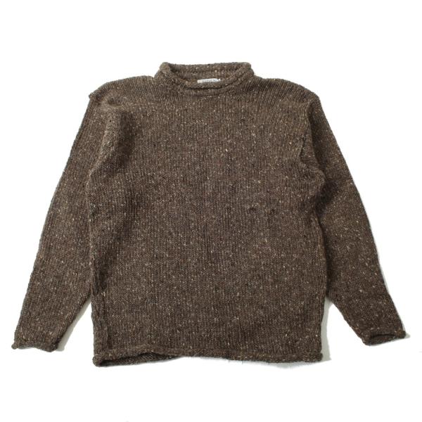 Rathlin Knitwear ラスリンニットウェア ロールネックドネガルニットプルオーバー 47...
