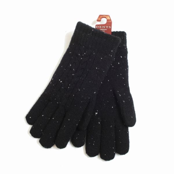 DENTS デンツ ニットグローブ スマホ対応 ボアフリースライナーフリーサイズ  ブラック 5-4...